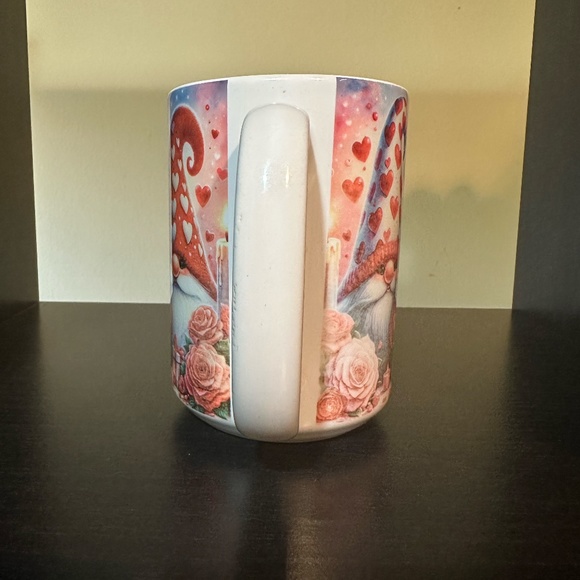 Hand Crafted Valentines Day Gnome Sublimated 15oz Mug - Picture 4 of 11
